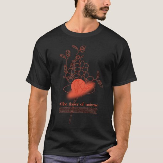 宇宙花 Tシャツ (正面)