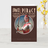 宇宙著作権侵害グリーティングカード カード (黄色い花)