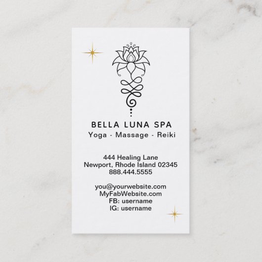 *～*宇宙蓮華+涅槃 – 神聖な幾何学 名刺 (裏面)