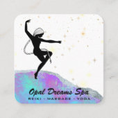 *~*宇宙虹のオパール女神天の魔法 スクエア名刺 (正面)