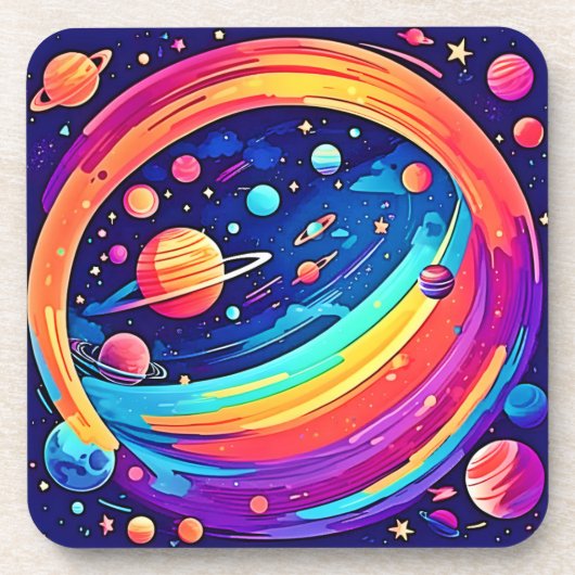 宇宙虹の渦 コースター (正面)