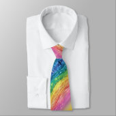 宇宙虹エネルギー非バイナリLGBTQ+プライド ネクタイ (タイ)