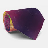 宇宙虹エネルギー非バイナリLGBTQ+プライド ネクタイ (ロール)