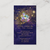 *~*宇宙虹結晶金ゴールドグリッター星 名刺 (裏面)