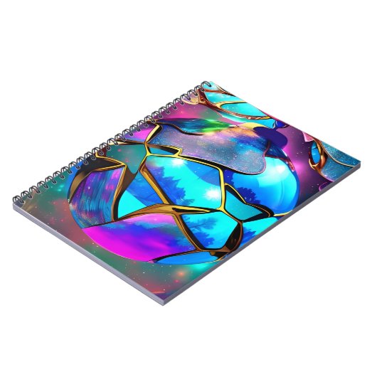 宇宙虹色 ノートブック (左側)