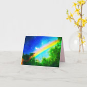 宇宙虹VERDEの挨拶状 カード (黄色い花)