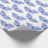 宇宙蝶パターン ラッピングペーパー (角)