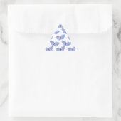 宇宙蝶パターン 三角形シール (バッグ)