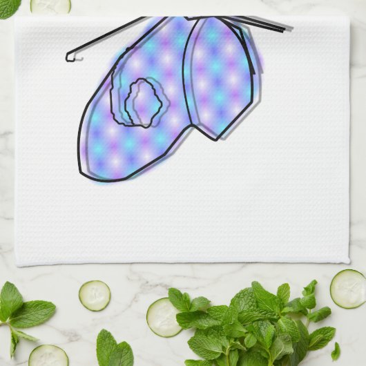 宇宙蝶 キッチンタオル (折り畳み)