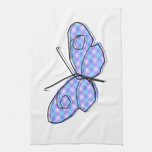 宇宙蝶 キッチンタオル (縦)