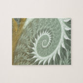 宇宙螺線形-神聖な幾何学の金螺線形 ジグソーパズル (横)