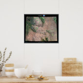 宇宙衛星ポスターからのワイオミング ポスター (キッチン)