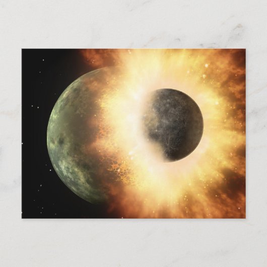 宇宙衝突 ポストカード (正面)