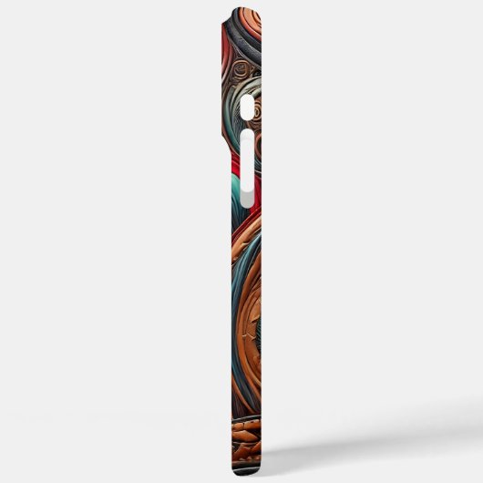 宇宙要素に絡み合った謎のエイリアン Case-Mate iPhoneケース (裏面 / 左)