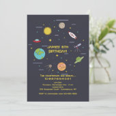 宇宙要素招待状 招待状 (スタンド正面)