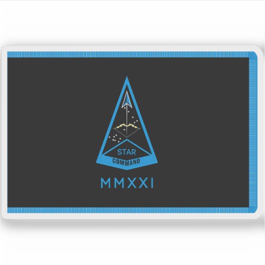 宇宙訓練と準備命令のフラグ シール (正面)