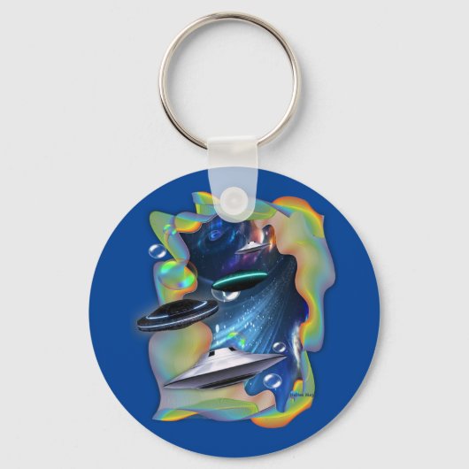 宇宙訪問者 キーホルダー (正面)