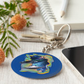 宇宙訪問者 キーホルダー (側面)