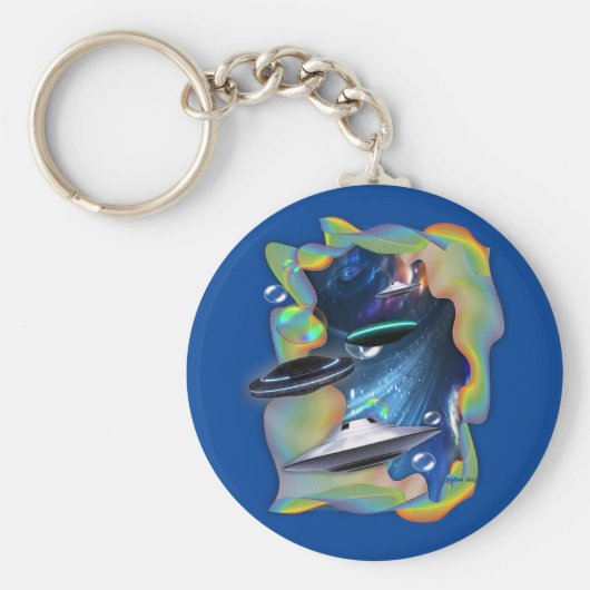 宇宙訪問者 キーホルダー (正面)