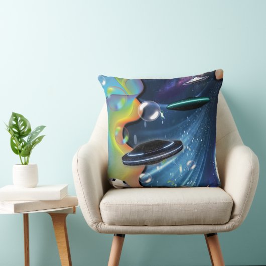宇宙訪問者 クッション (椅子)