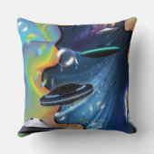 宇宙訪問者 クッション (裏面)