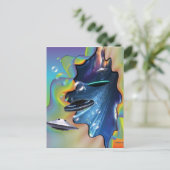 宇宙訪問者 ポストカード (スタンド正面)