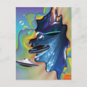 宇宙訪問者 ポストカード (正面)