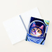 宇宙誌の宇宙飛行士 ノートブック (内部)