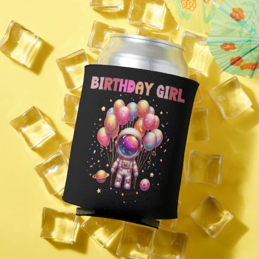 宇宙誕生日ガールフライトクルー 缶クーラー (インサイチュ 夏)