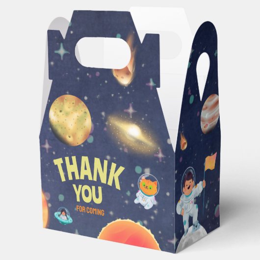 宇宙誕生日ギフトボックス、宇宙誕生日のお願いボックス フェイバーボックス (オープン)