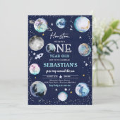 宇宙誕生日パーティファーストのまわりにトリップザサンボーイ 招待状 (スタンド正面)