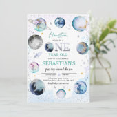 宇宙誕生日パーティファーストのまわりにトリップザサンボーイ 招待状 (スタンド正面)