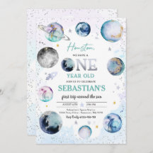 宇宙誕生日パーティファーストのまわりにトリップザサンボーイ