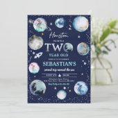 宇宙誕生日パーティーセカンドトリッのまわりにプザサン 招待状 (スタンド正面)