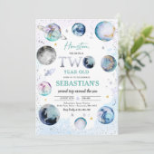 宇宙誕生日パーティーセカンドトリッのまわりにプザサン 招待状 (スタンド正面)