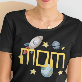 宇宙誕生日パーティー最初ののまわりに旅行ザ太陽ママ Tシャツ