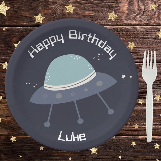 宇宙誕生日パーティー紙プレート ペーパープレート