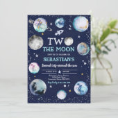 宇宙誕生日パーティー2ザ・ムーンボーイ2nd誕生日 招待状 (スタンド正面)