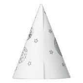 宇宙誕生日パーティー – カラーユア独自のパーティー帽子 パーティーハット (裏面)