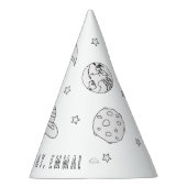 宇宙誕生日パーティー – カラーユア独自のパーティー帽子 パーティーハット (右)