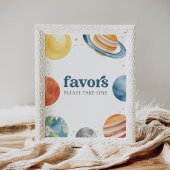 宇宙誕生日会が署名を引き立てる ポスター