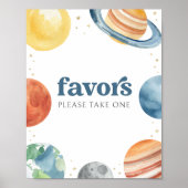 宇宙誕生日会が署名を引き立てる ポスター (正面)