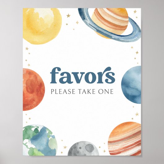 宇宙誕生日会が署名を引き立てる ポスター (正面)