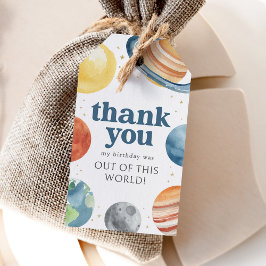 宇宙誕生日会メッセージカード ギフトタグ