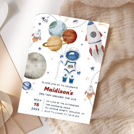 宇宙誕生日会第3回のまわりに日 招待状