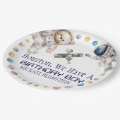 宇宙誕生日会紙プレート ペーパープレート (アングル)