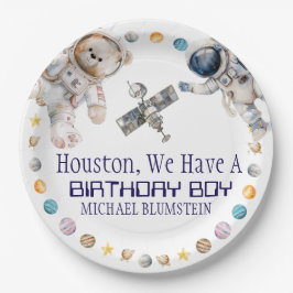 宇宙誕生日会紙プレート ペーパープレート