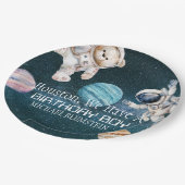 宇宙誕生日会紙プレート ペーパープレート (アングル)