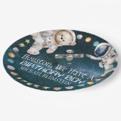 宇宙誕生日会紙プレート ペーパープレート (アングル)