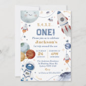 宇宙誕生日会1stのまわりにTrip The Sun 招待状 (正面)